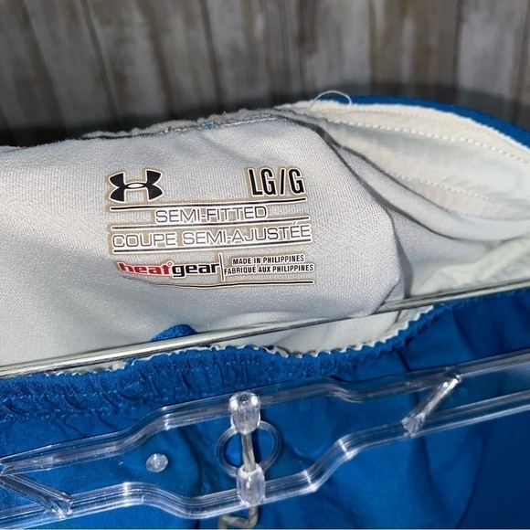 Under Armor Blue Semi Fitted Running Shorts - Picture 6 of 6